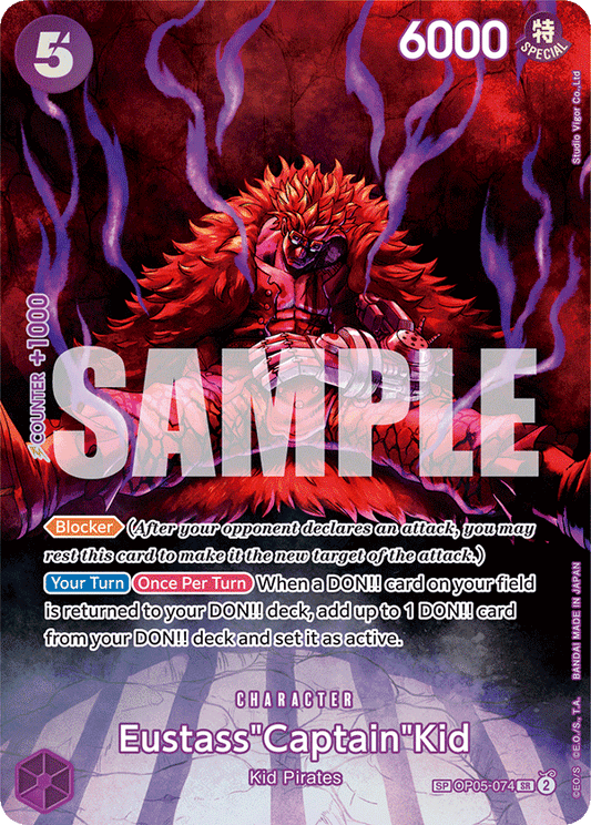 Eustass Captain Kid (Character) (OP05-074) (SP)
