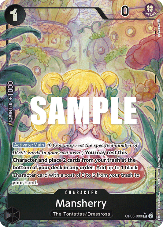 Mansherry (Character) (OP05-088) (R) (Alternate Art)