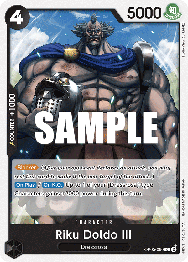 Riku Doldo III (Character) (OP05-090) (C)