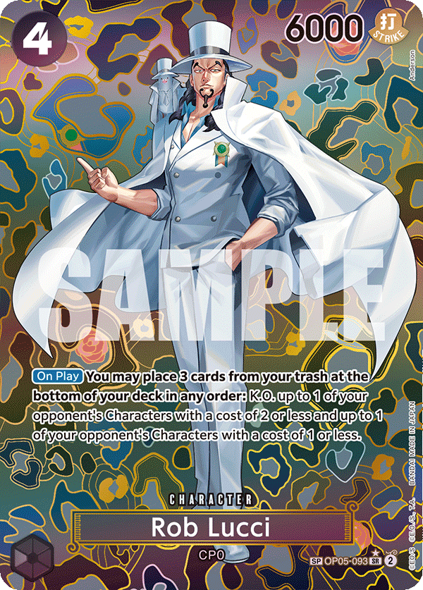 Rob Lucci (Character) (OP05-093) (SP)