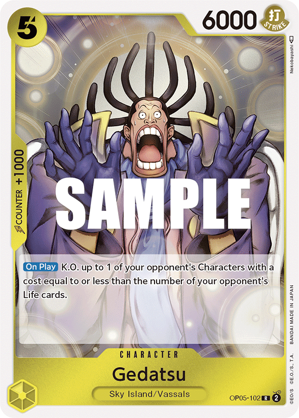Gedatsu (Character) (OP05-102) (R)