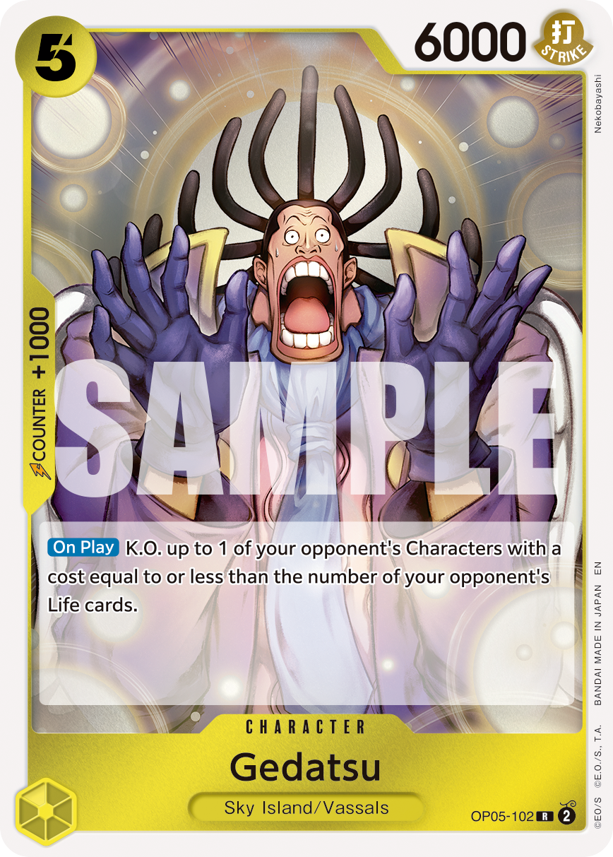 Gedatsu (Character) (OP05-102) (R) (PRB02)