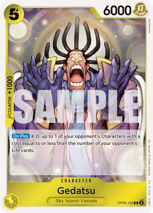 Gedatsu (Character) (OP05-102) (R) (PRB02)