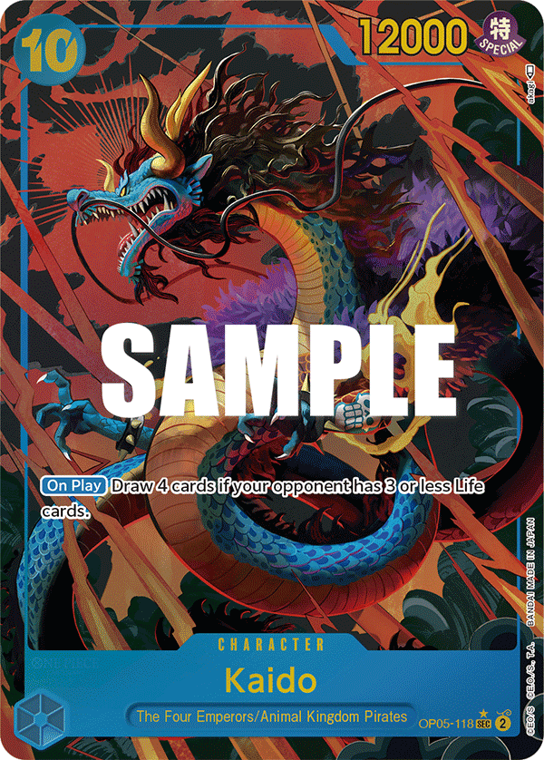 Kaido (Character) (OP05-118) (SEC) (Alternate Art)