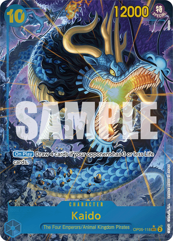 Kaido (Character) (OP05-118) (PRB01 Reprint) (SEC) (Alternate Art)