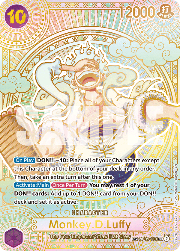 Monkey D Luffy (Character) (OP05-119) (SP) (Gold Variant)