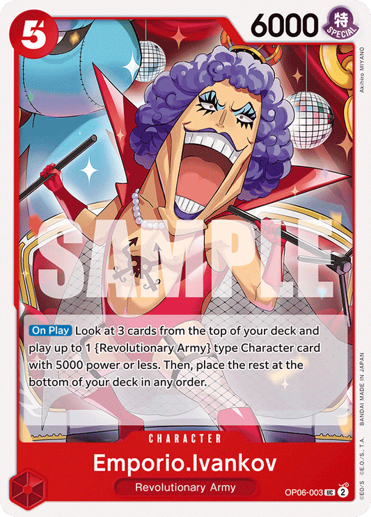 Emporio Ivankov (Character) (OP06-003) (UC)