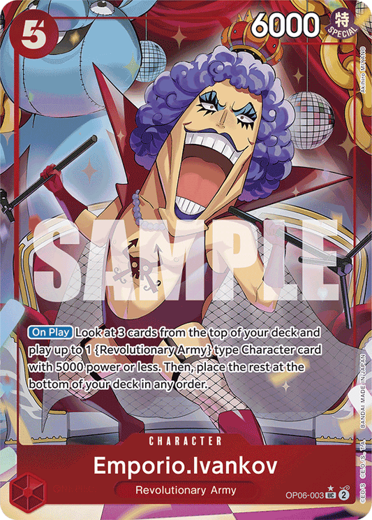 Emporio Ivankov (Character) (OP06-003) (PRB01 Reprint) (UC) (Full Art)