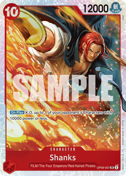 Shanks (Character) (OP06-007) (SR)