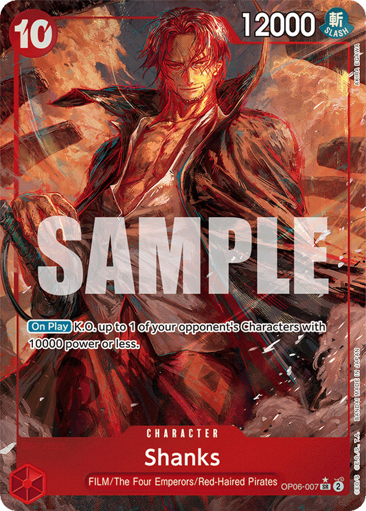 Shanks (Character) (OP06-007) (SR) (Alternate Art)
