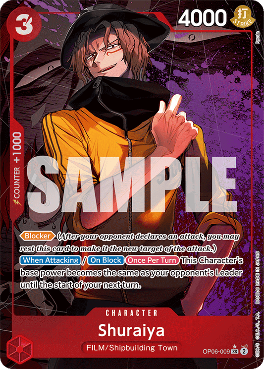 Shuraiya (Character) (OP06-009) (SR) (Alternate Art)