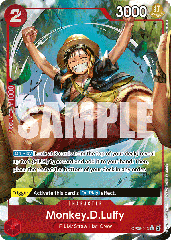 Monkey D Luffy (Character) (OP06-013) (R)