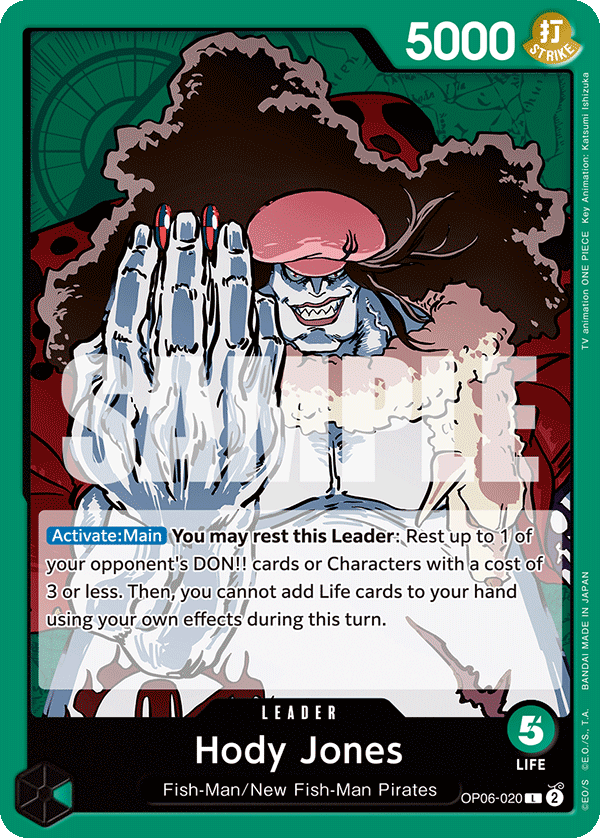 Hody Jones (Leader) (OP06-020) (L)