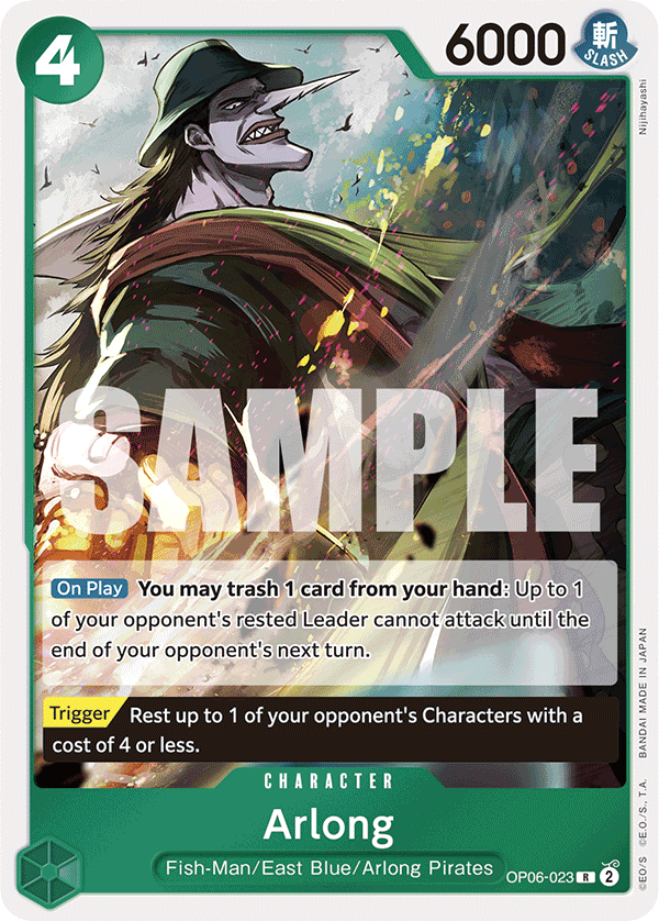 Arlong (Character) (OP06-023) (PRB01 Reprint) (UC)