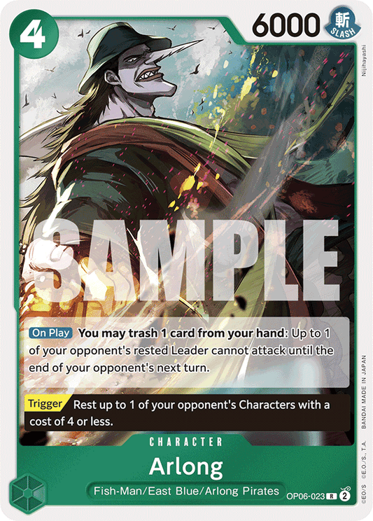 Arlong (Character) (OP06-023) (PRB01 Reprint) (UC)