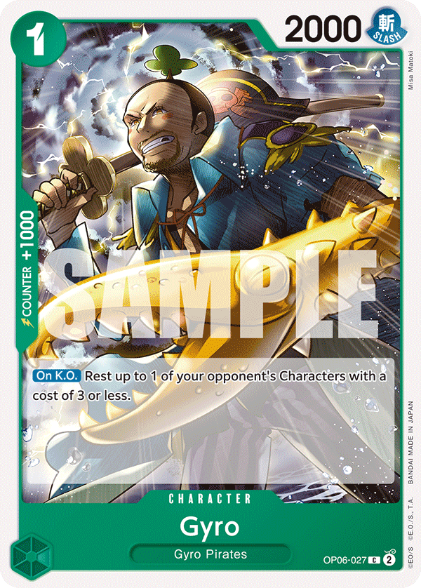 Gyro (Character) (OP06-027) (C)