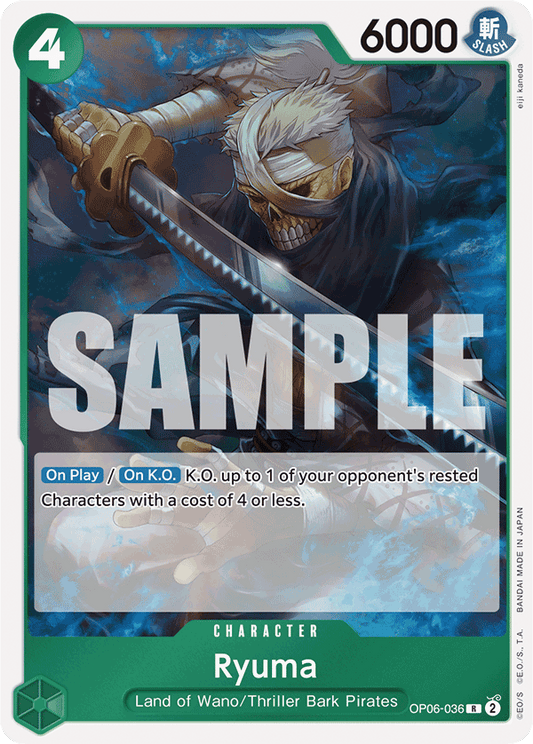 Ryuma (Character) (OP06-036) (PRB01 Reprint) (R)