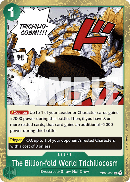 The Billion-fold World Trichiliocosm (Character) (OP06-036) (PRB01 Reprint) (UC) (Foil)