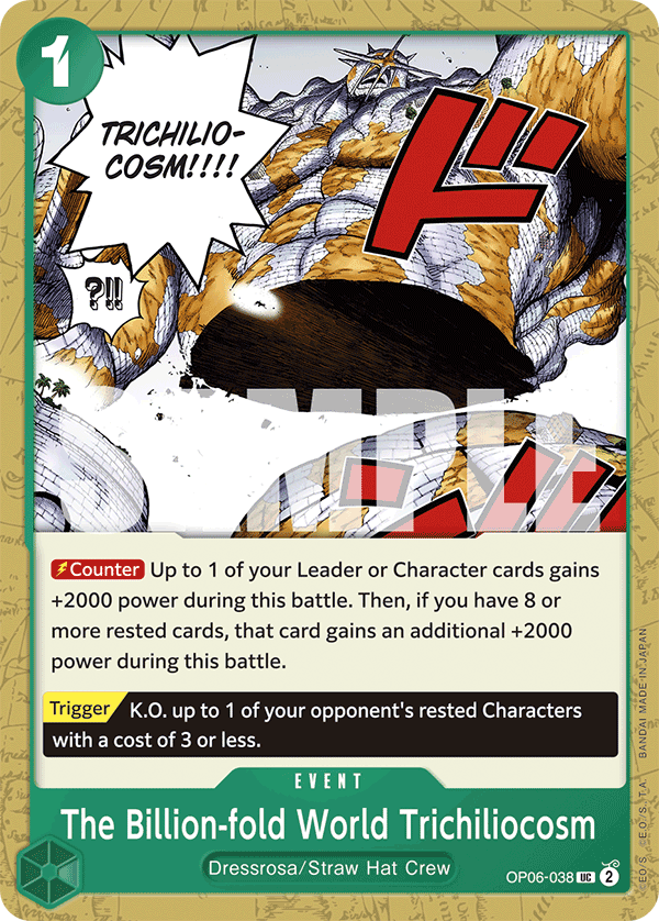 The Billion-fold World Trichiliocosm (Character) (OP06-036) (PRB01 Reprint) (UC)