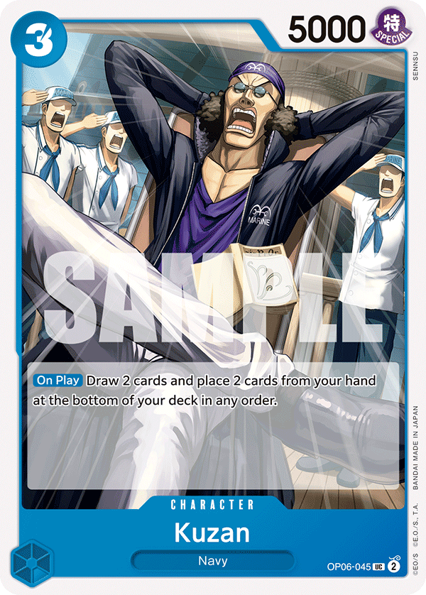 Kuzan (Character) (OP06-045) (UC)