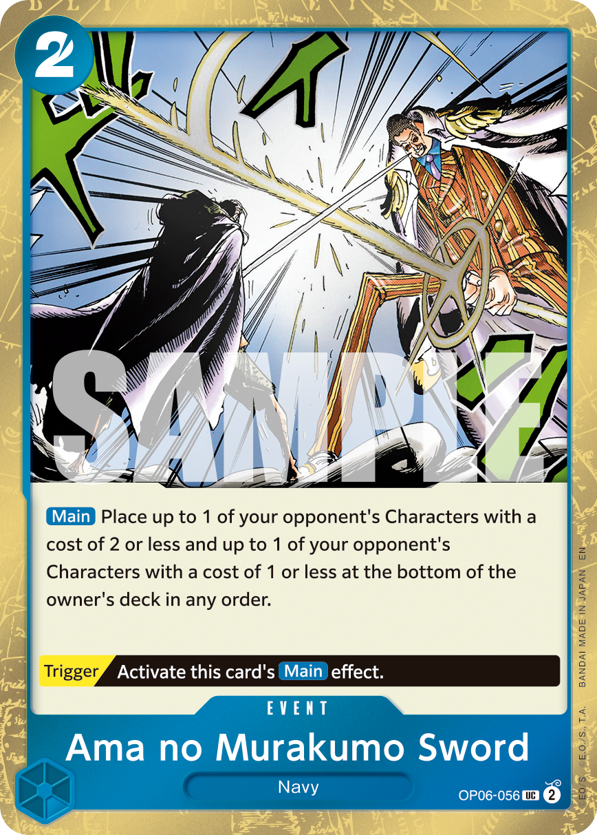 Ama no Murakumo Sword (Event) (OP06-056) (UC) (Pirate Foil) (PRB02)