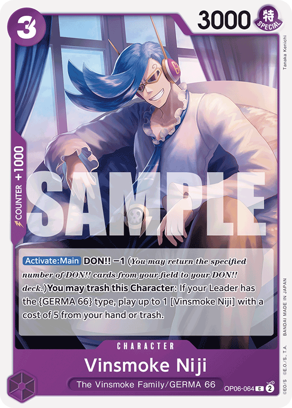 Vinsmoke Niji (Character) (OP06-064) (PRB01 Reprint) (C)