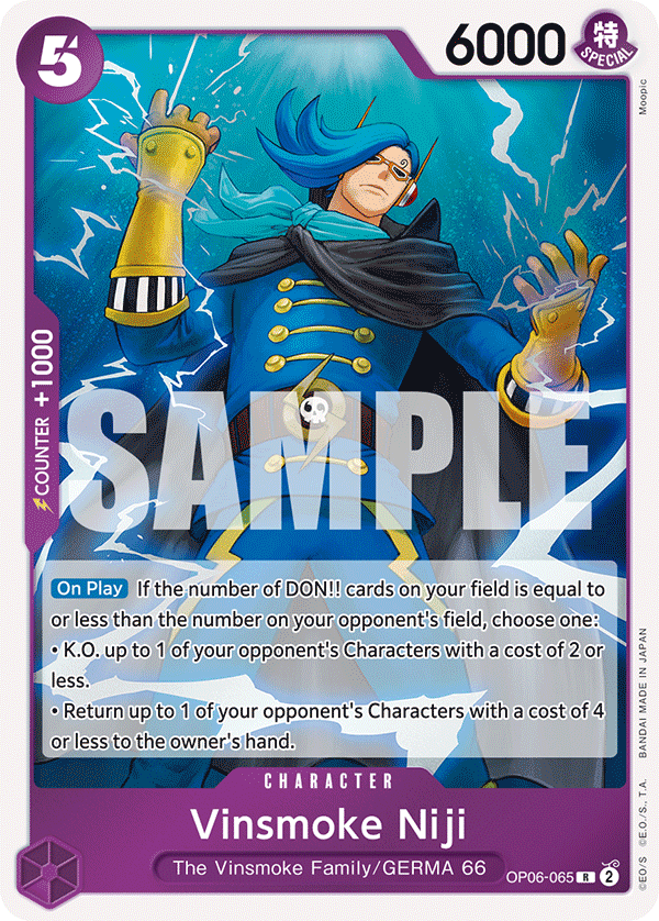 Vinsmoke Niji (Character) (OP06-065) (R)