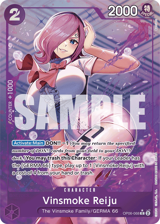 Vinsmoke Reiju (Character) (OP06-068) (PRB01 Reprint) (C) (Full Art)