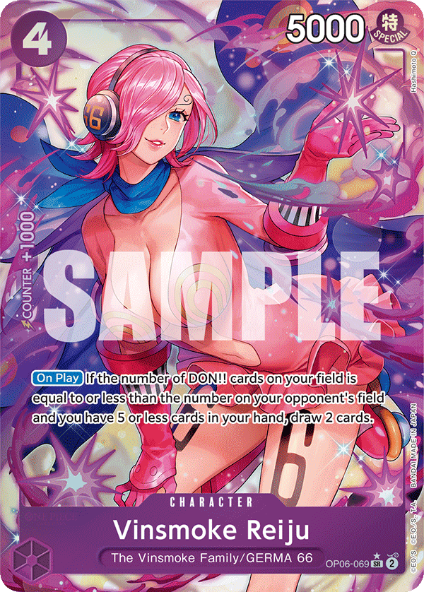 Vinsmoke Reiju (Character) (OP06-069) (SR) (Alternate Art)