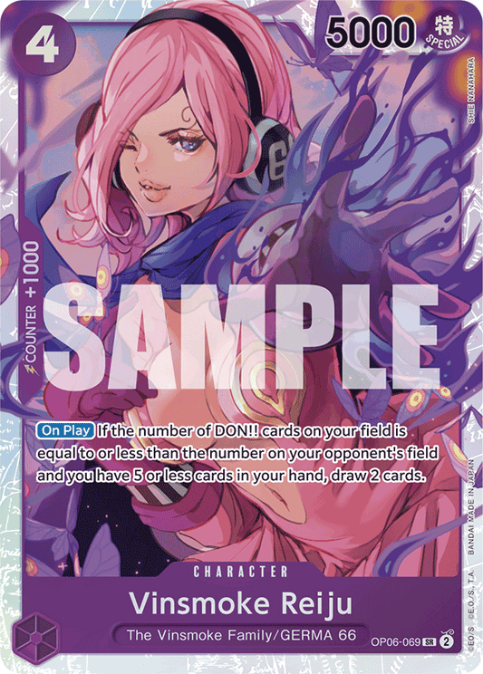 Vinsmoke Reiju (Character) (OP06-069) (PRB01 Reprint) (SR)