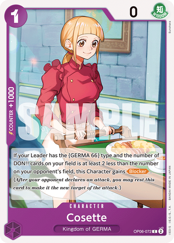 Cosette (Character) (OP06-072) (C)
