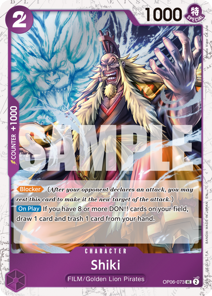 Shiki (Character) (OP06-073) (UC) (Pirate Foil) (PRB02)