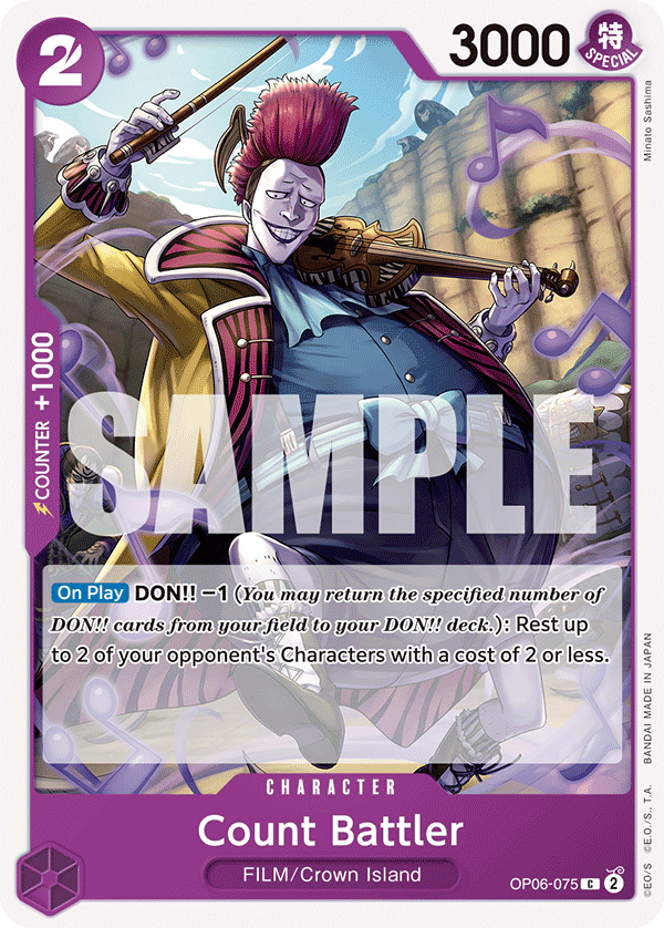 Count Battler (Character) (OP06-075) (C)