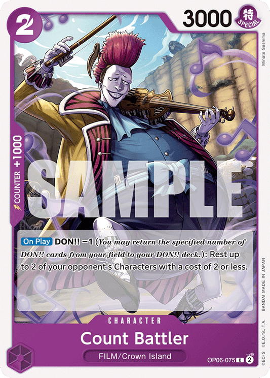 Count Battler (Character) (OP06-075) (C)
