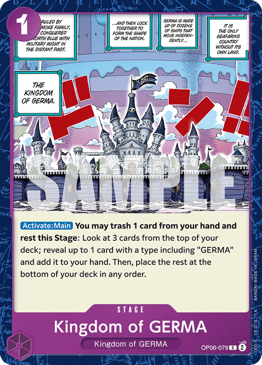 Kingdom of GERMA (Stage) (OP06-079) (C)