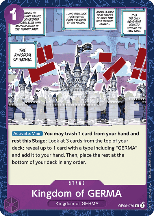 Kingdom of Germa (Stage) (OP06-079) (PRB01 Reprint) (C)
