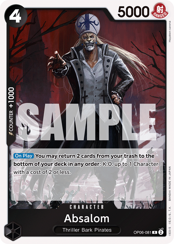 Absalom (Character) (OP06-081) (R)