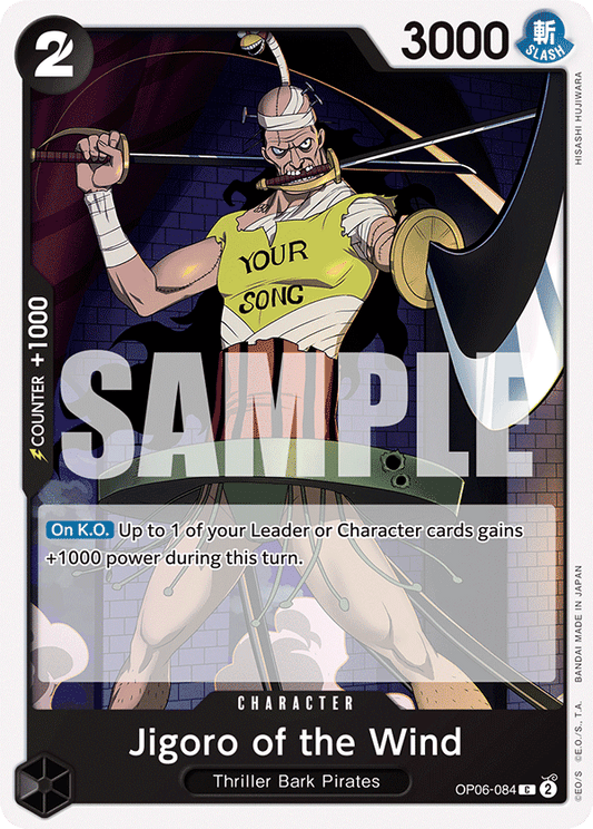 Jigoro of the Wind (Character) (OP06-084) (C)