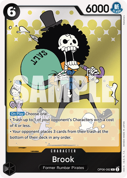 Brook (Character) (OP06-092) (R)