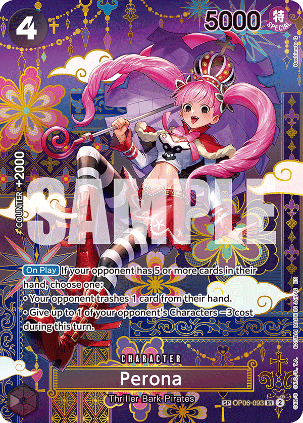Perona (Character) (OP14 Reprint) (OP06-093) (SR) (SP)