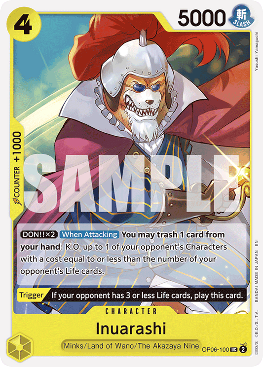 Inuarashi (Character) (OP06-100) (ST28 Reprint) (UC)