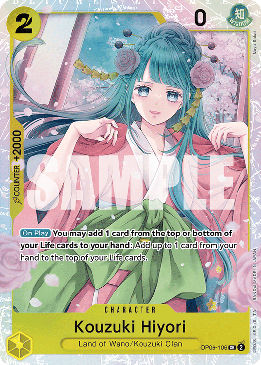 Hiyori (Character) (OP06-106) (SR)