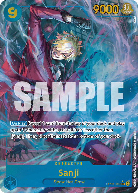 Sanji (Character) (OP06-119) (SEC) (Alternate Art)