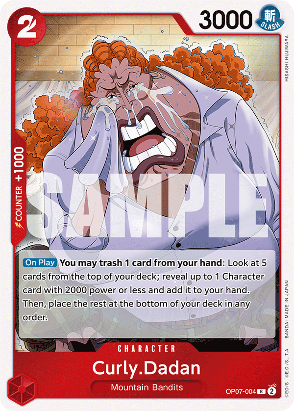 Curly Dadan (Character) (OP07-004) (R)