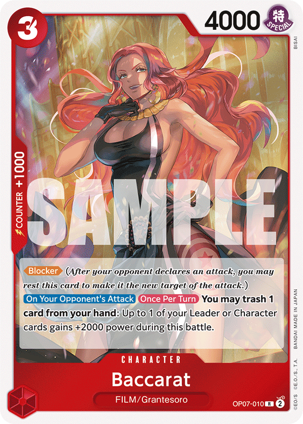 Baccarat (Character) (OP07-010) (R)