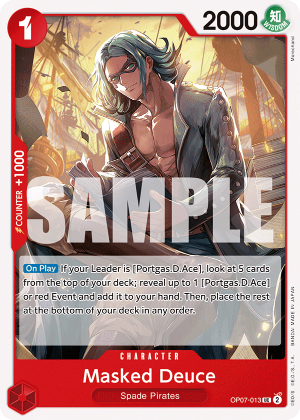 Masked Deuce (Character) (OP07-013) (UC)