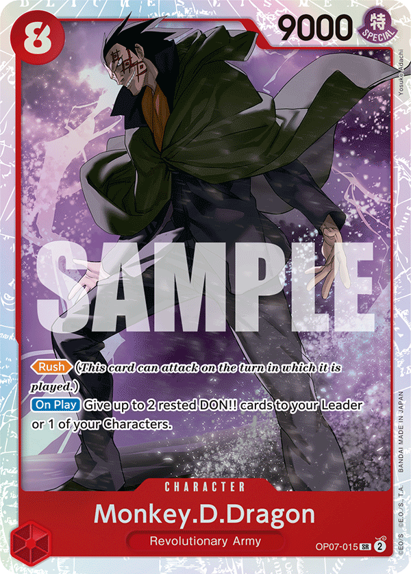 Monkey D Dragon (Character) (OP07-015) (SR)