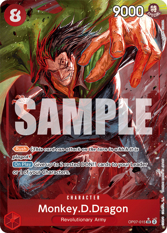 Monkey D Dragon (Character) (OP07-015) (SR) (Alternate Art)
