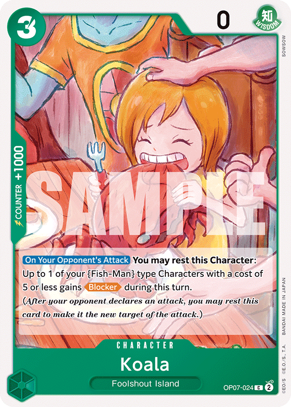 Koala (Character) (OP07-024) (C)