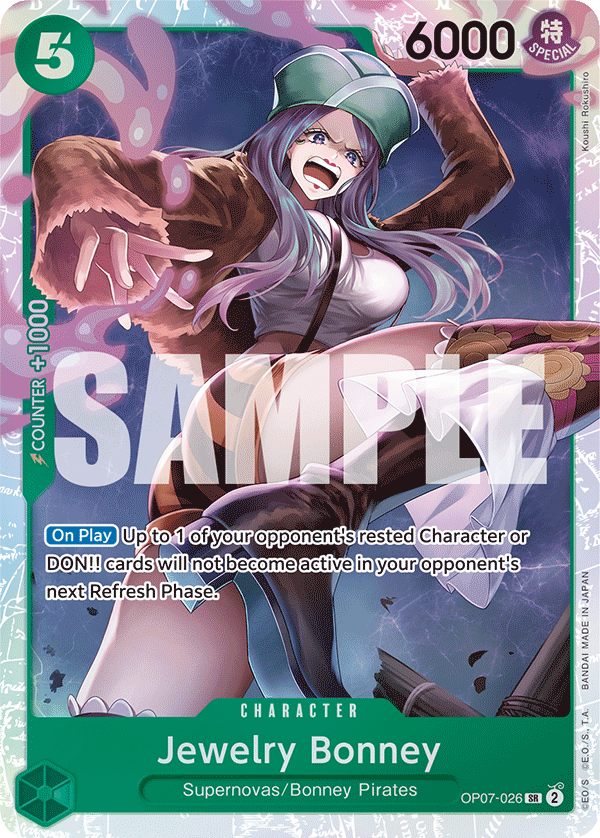 Jewelry Bonney (Character) (OP07-026) (SR)